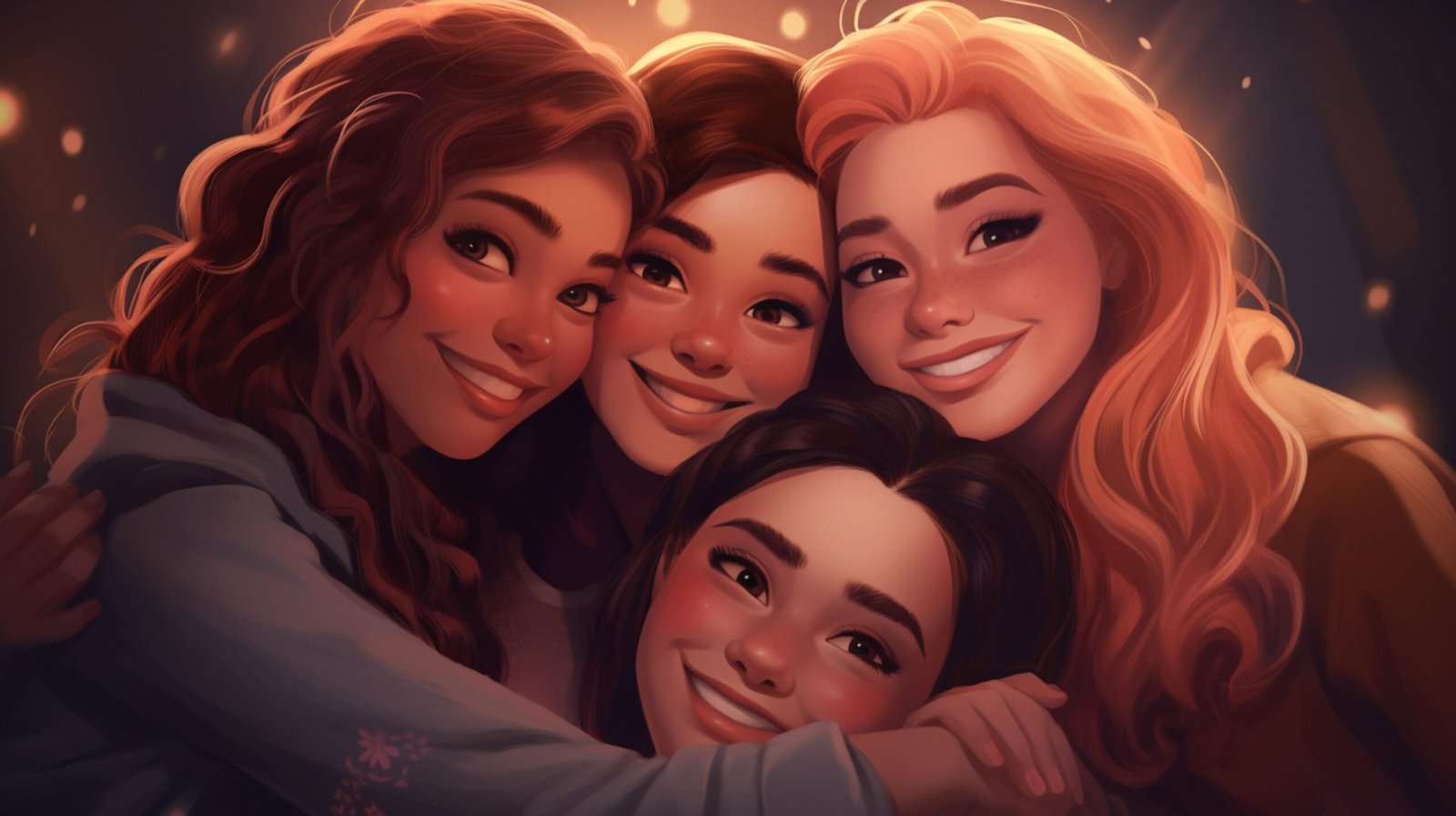 cartoon-style-hugging-day-celebration cartoon-style-hugging-day-celebration