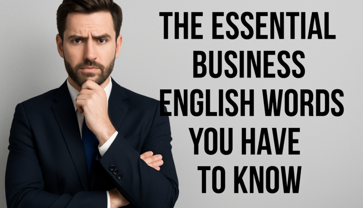 business English sentences, essential business English