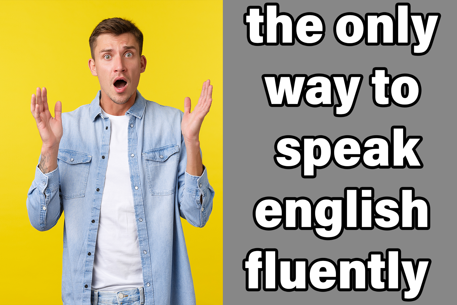 how to speak English fluently