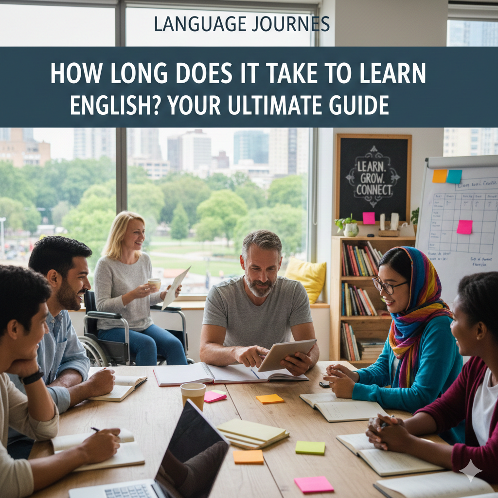 time to learn English, English learning timeline