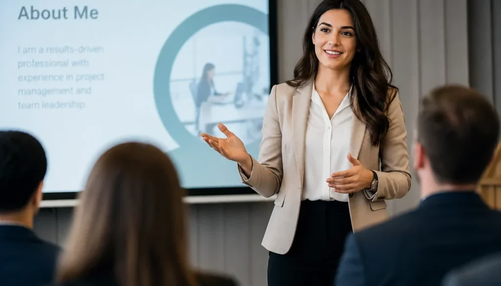 introduce yourself confidently