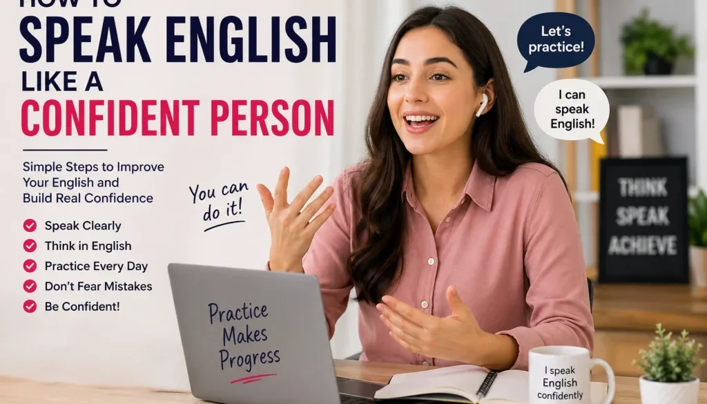 speak English confidently