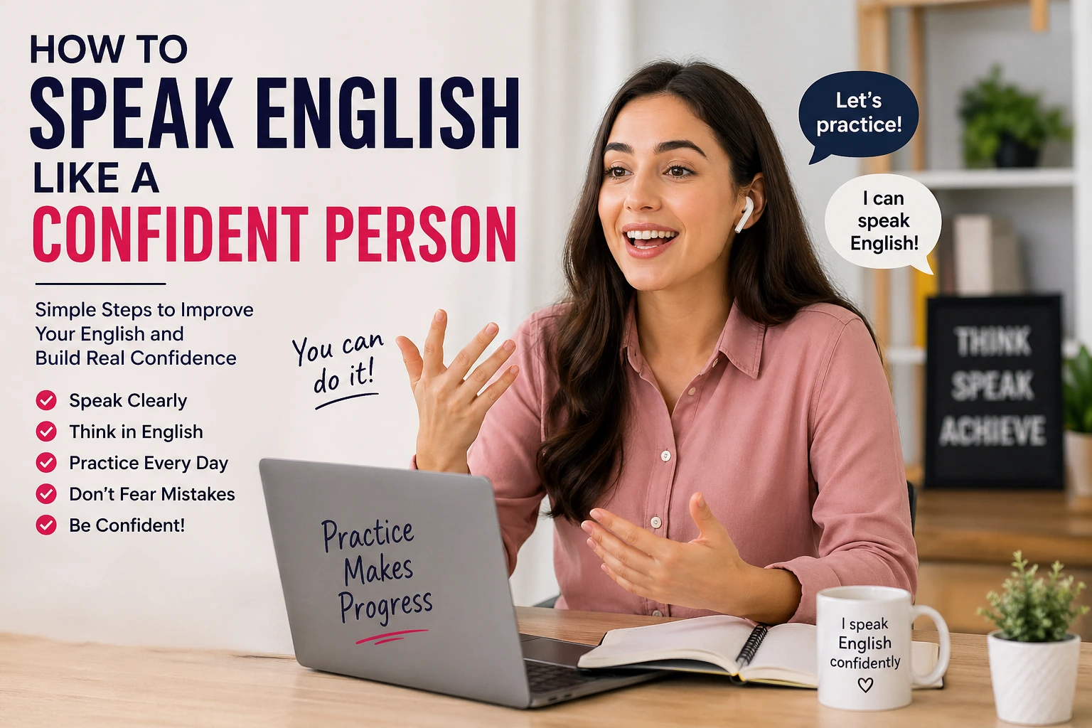 speak English confidently