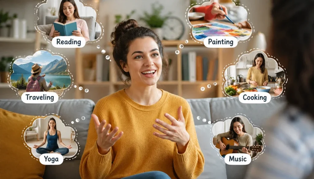 talk about your hobby, favorite hobby in English