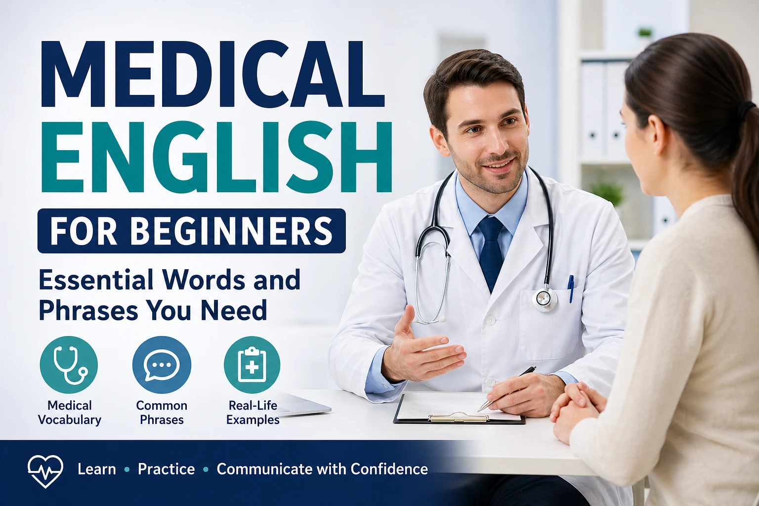 medical English for beginners, basic medical vocabulary,