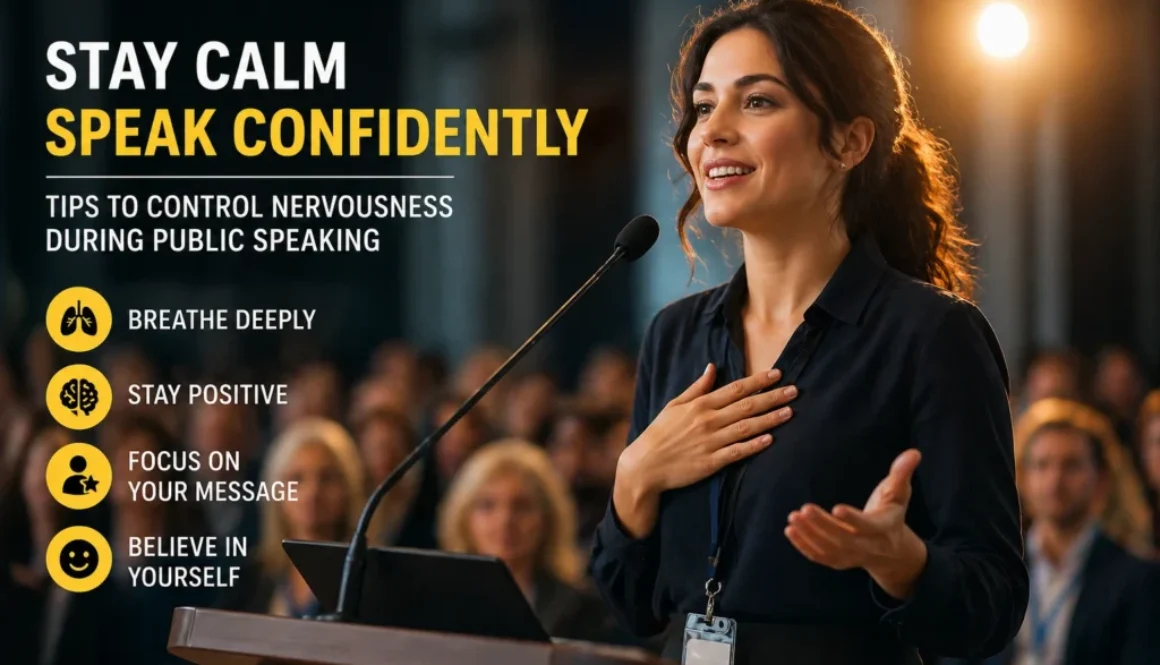 how to control nervousness during a speech,