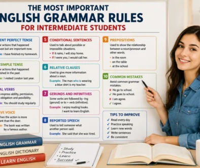 english grammar rules, intermediate english grammar, english grammar for intermediate students,