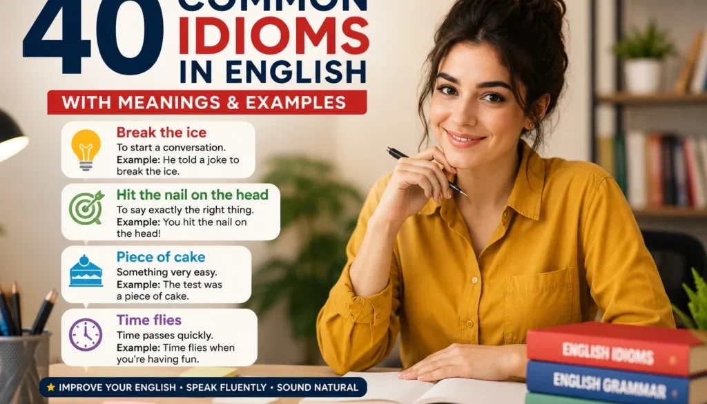 common idioms in english, english idioms, idioms with meanings