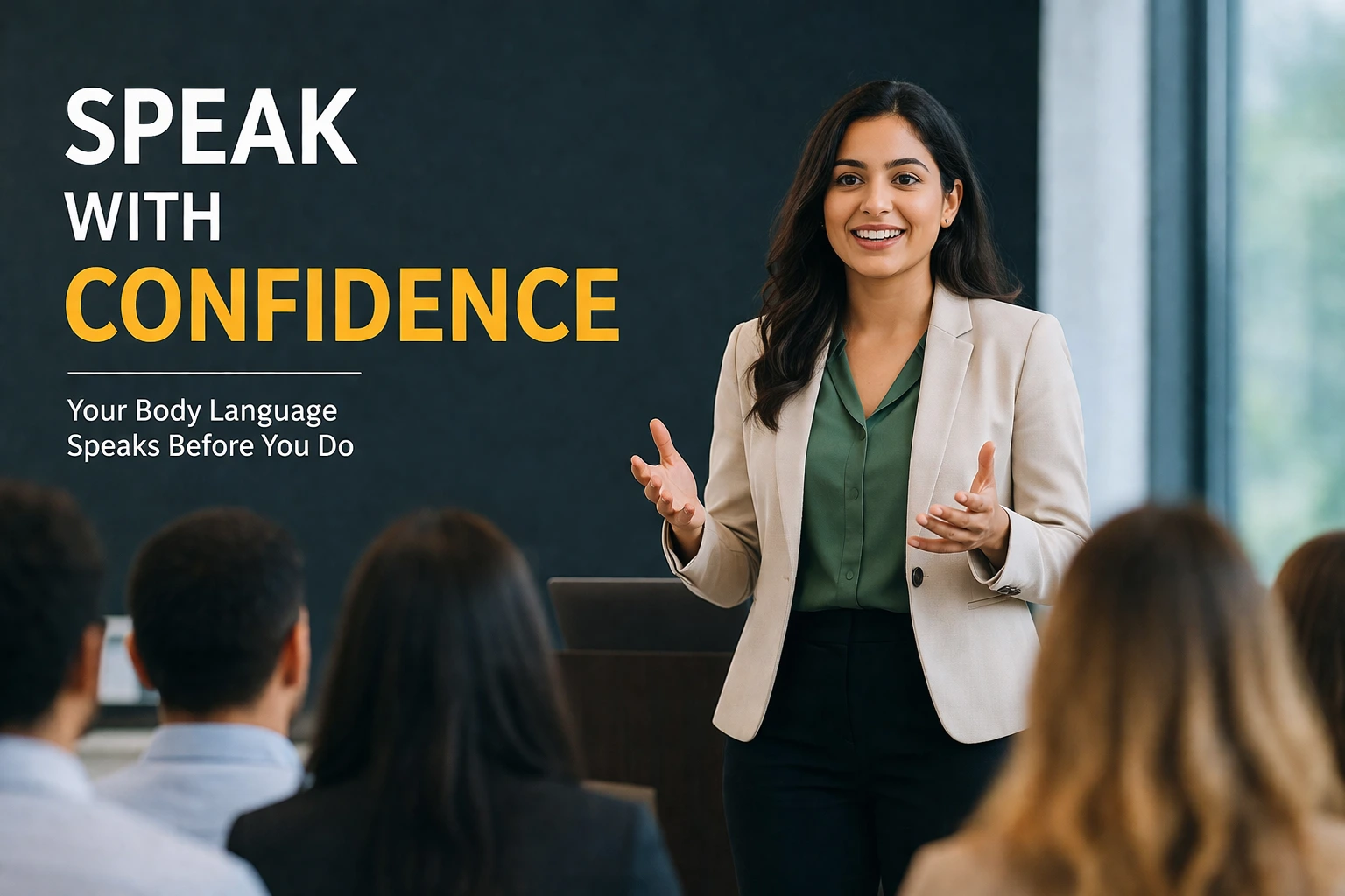 body language when speaking, improve body language