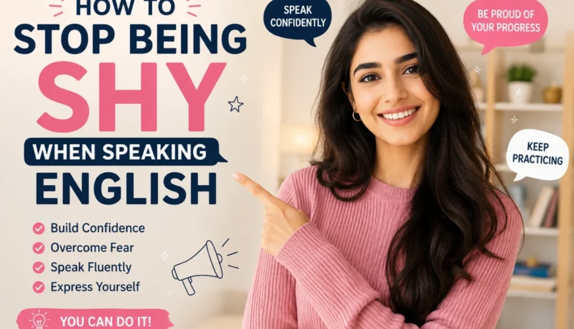 how to stop being shy when speaking english,