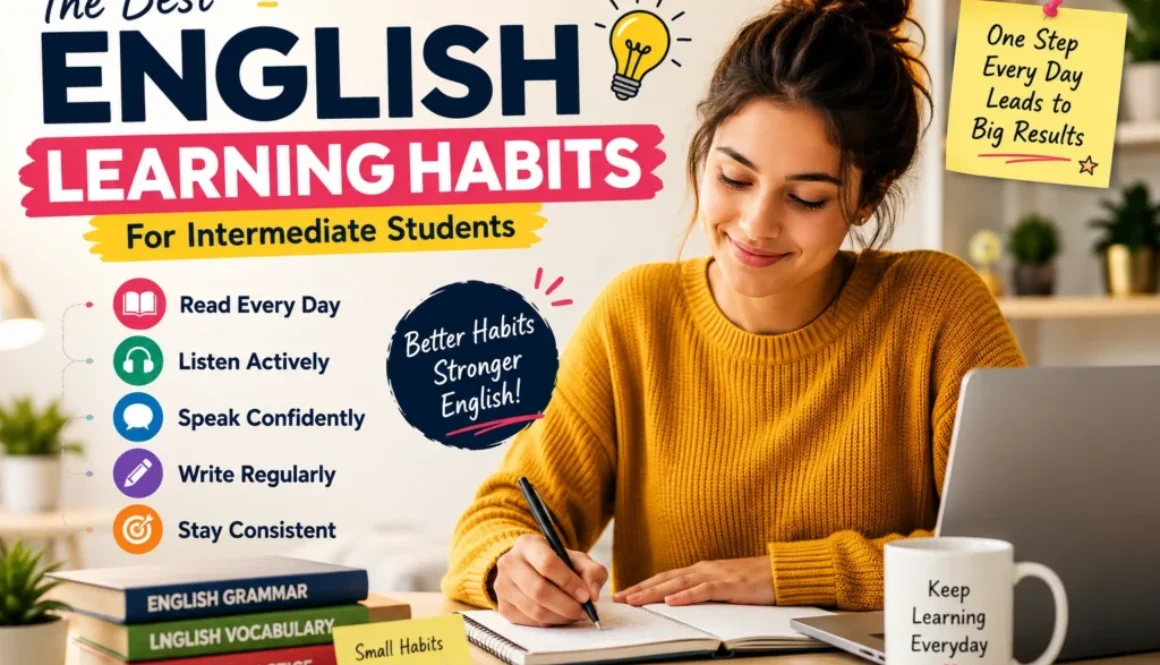best english learning habits, english learning habits for intermediate students