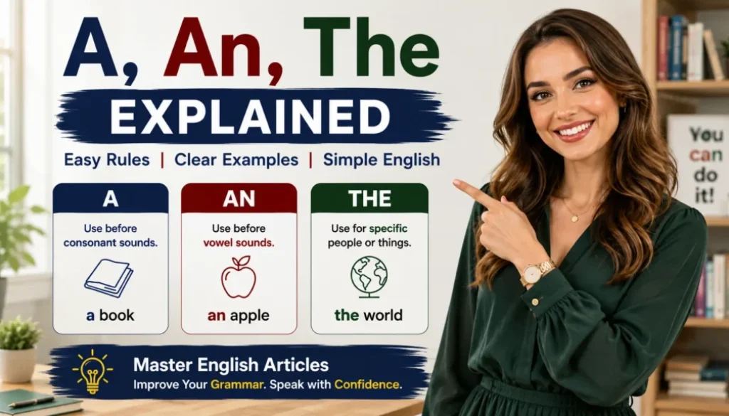 English articles, A An The,