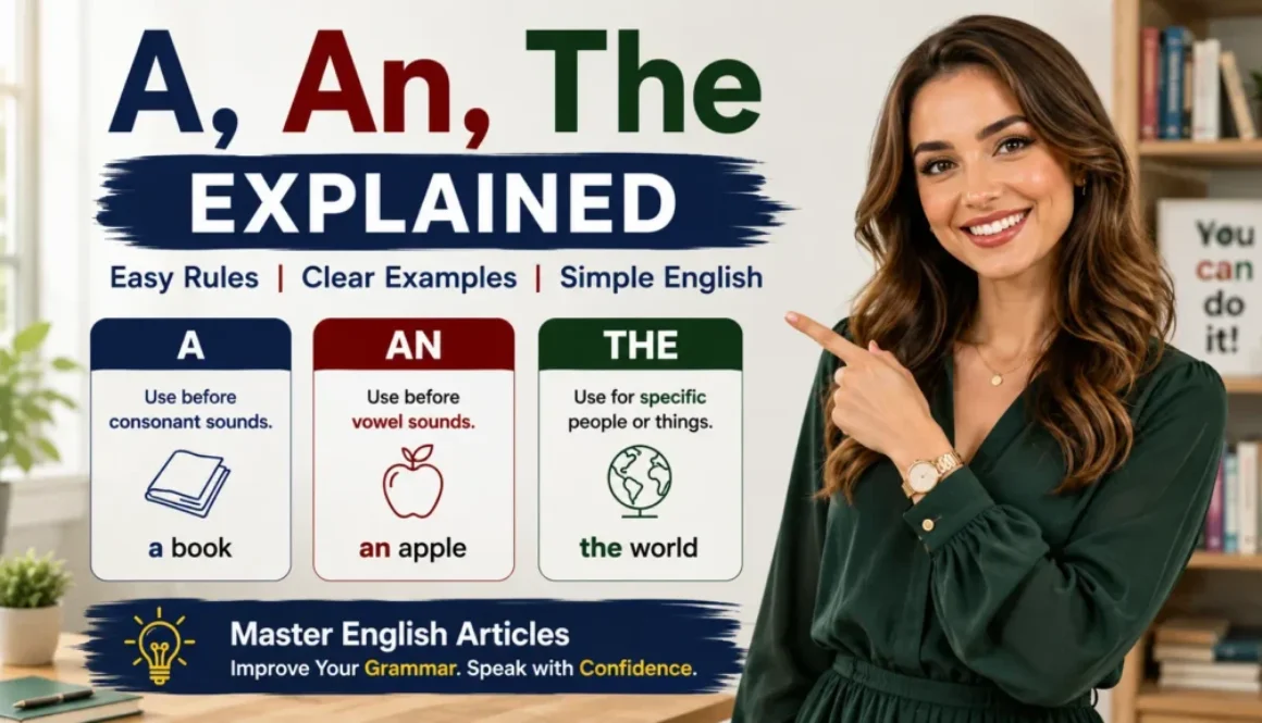 English articles, A An The,