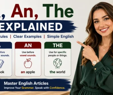 English articles, A An The,