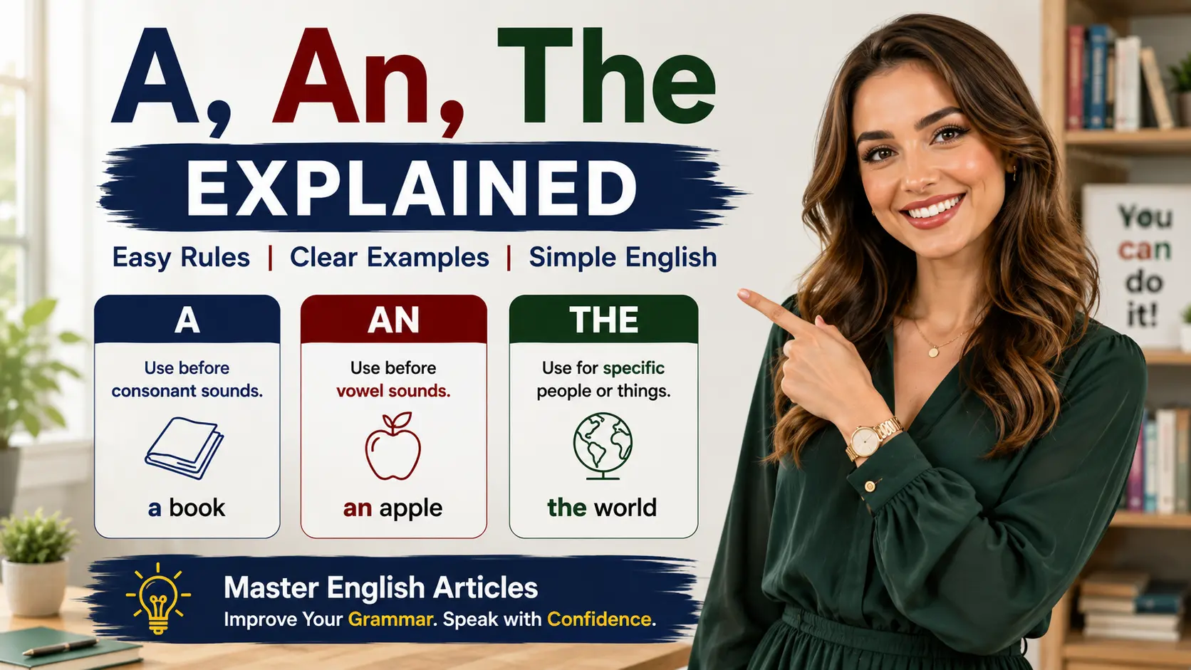 English articles, A An The,