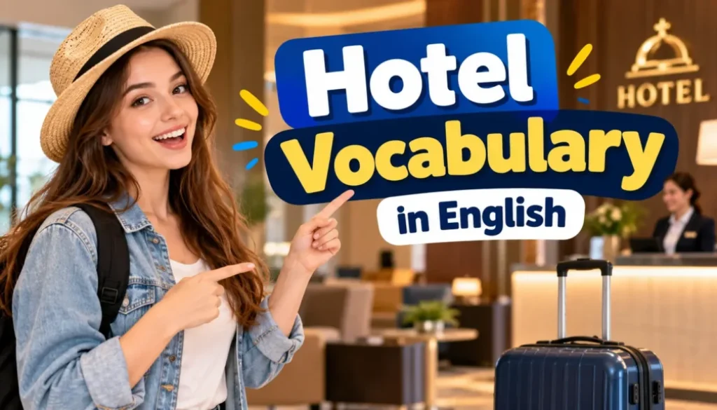 hotel vocabulary in English, hotel vocabulary