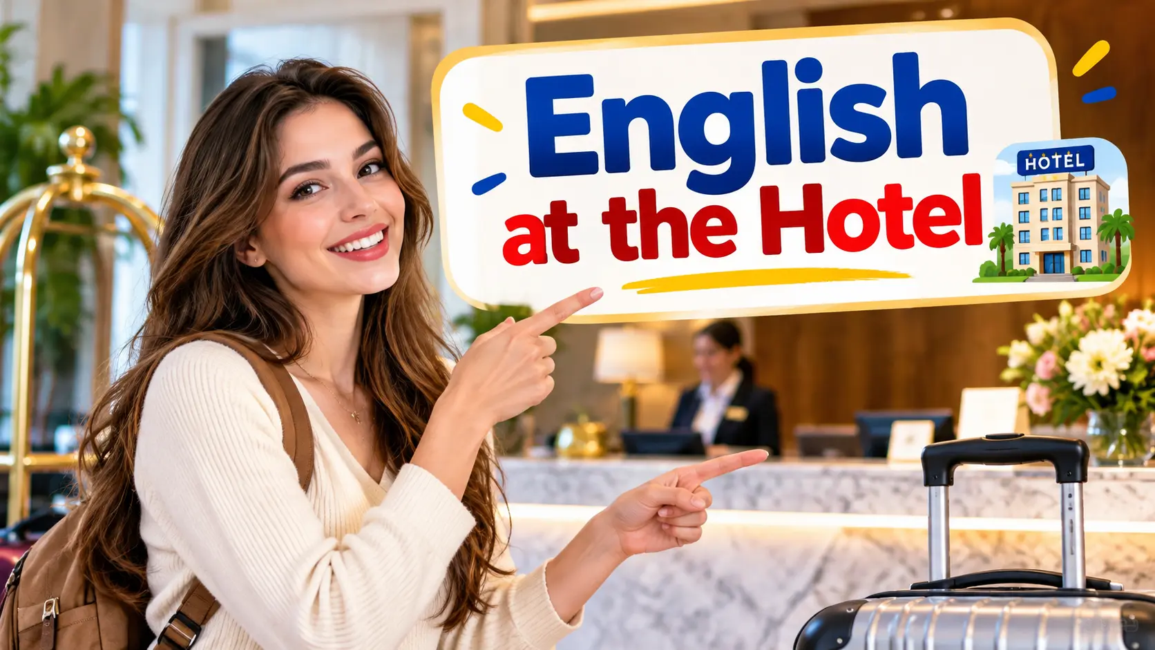 English at the hotel, English for hotels,