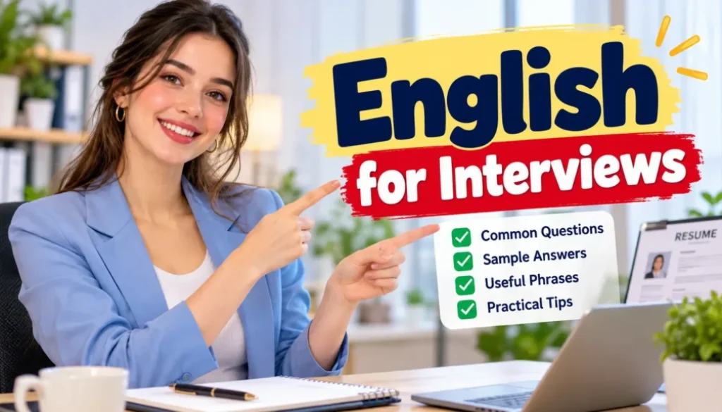 English for interviews, English job interview, jo