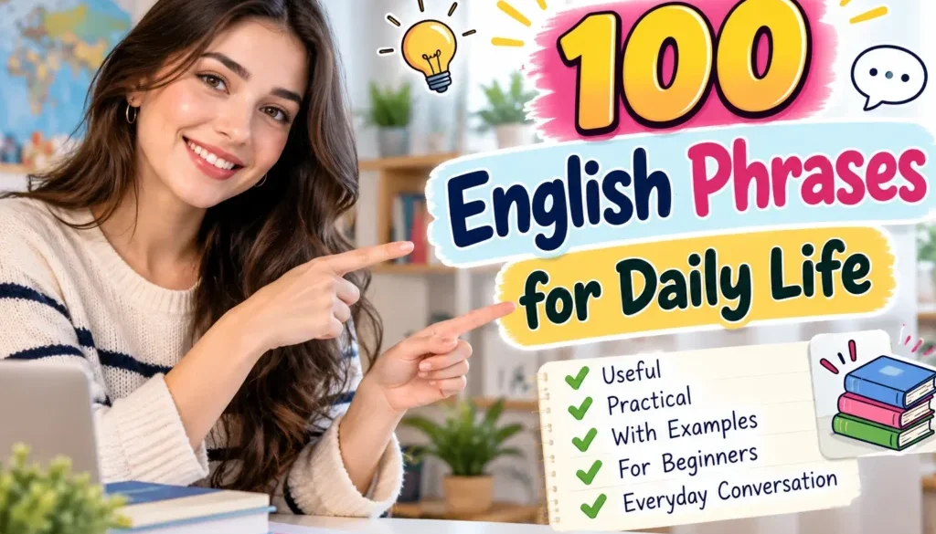 English phrases for daily life, daily English phrases,