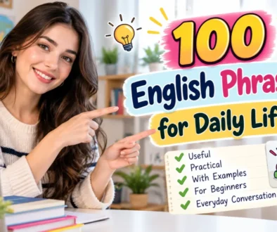 English phrases for daily life, daily English phrases,