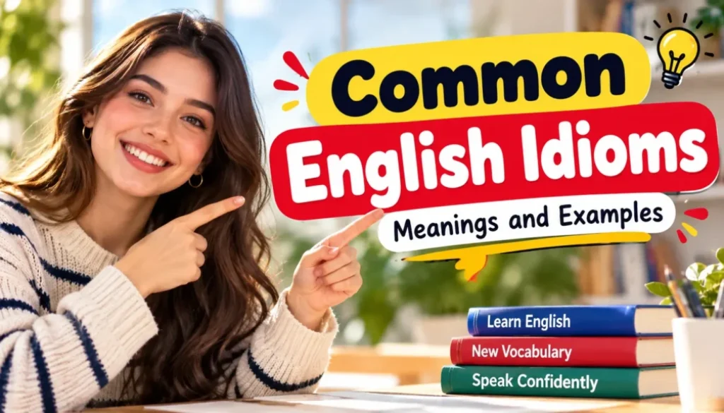 common English idioms, English idioms, common idioms in English,