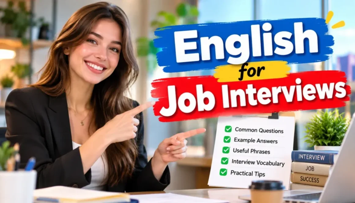 English for job interviews, English job interview, j