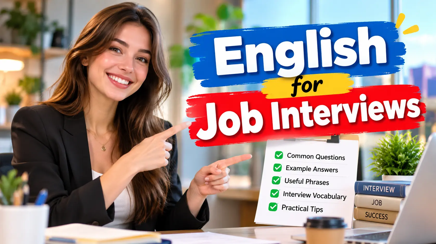 English for job interviews, English job interview, j