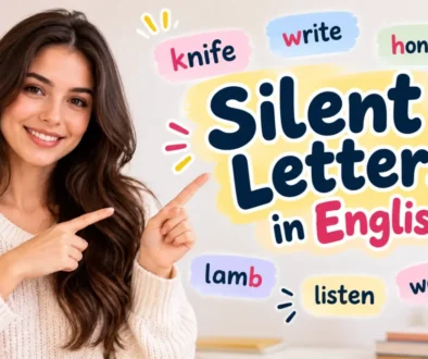 silent letters in English, silent letters, silent letters examples